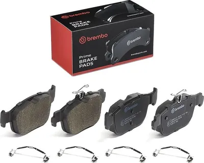 Produktbild von Bremsbelagsatz Scheibenbremse 16 mm BREMBO passend für u.a. VW GOLF