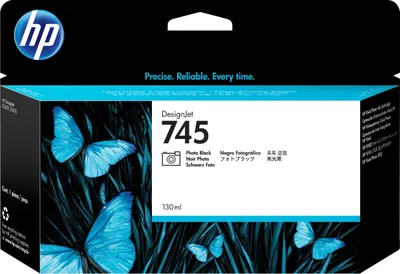 Produktbild von HP 745 - 130 ml - Photo schwarz - original - DesignJet - Tintenpatrone - für DesignJet Z2600 PostScript, Z5600 PostScript