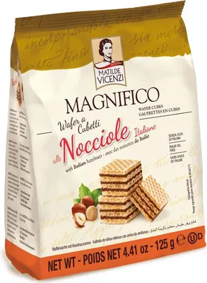Produktbild von Waffer Nocciole Walnusswaffeln 125g - Matilde Vicenzi