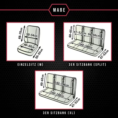 Produktbild von Sitzbezüge für KIA K2900 (03-09) 8 Sitze SET Autositzbezüge Schonbezüge