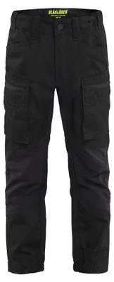 Produktbild von Blakläder Kinder Arbeitshose Stretch 5220, Farbe:Schwarz, Größe:134/140