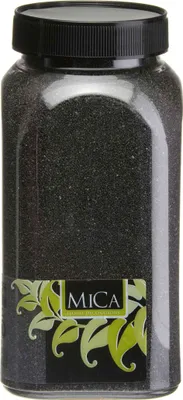 Produktbild von Mica Decorations Sand Kieselsteine und Muscheln Zand - 1x1x20 cm - Andere - Schwarz