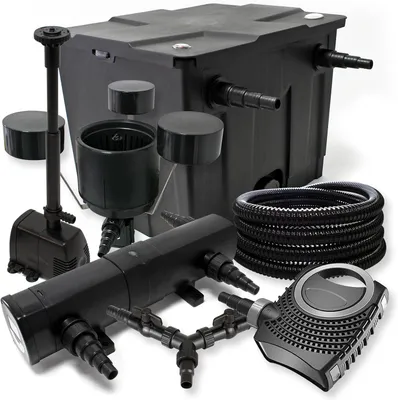 Obrázok produktu pre Sada filtrov pre jazierka, objem 12 000 litrov, UVC 36W, čerpadlo NEO8000, 70 W, hadica 25 m, skimmer CSP250, fontána