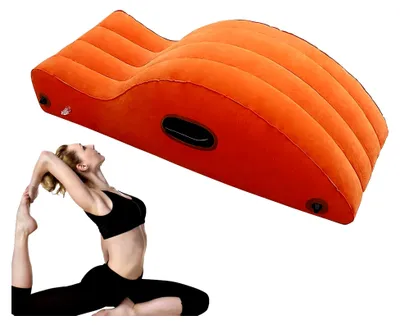 Produktbild von Yogastuhl Relaxsessel, Tragbares Pilates-Sofa | Aufblasbare Yoga-Dehnliege für Zuhause und Kurzreisen