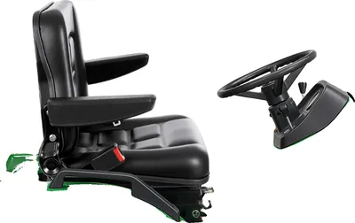 Immagine prodotto di Sedile per carrelli elevatori, design ergonomico, funzioni regolabili, colore nero
