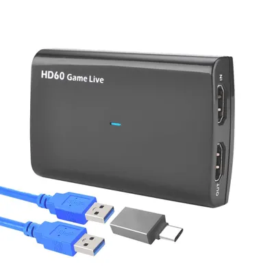 Produktbild von I13D USB 3.0 HDMI Video Capture Recorder – 1080P / 4K Pass-Through, Game Capture & Videoaufnahme für PS5, Xbox, Switch, PC