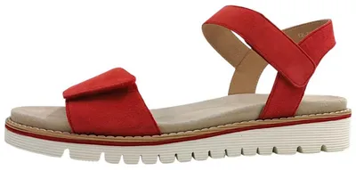 Image de Ara Damenschuhe : Sandale rouge, style décontracté