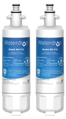 Kühlschrank-Wasserfilter, 2 Stück, kompatibel mit Panasonic CNRAH