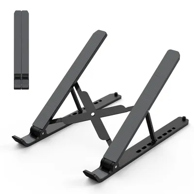 Image de Support pour ordinateur portable - Réglable - Pliable - 10 à 15,6 pouces