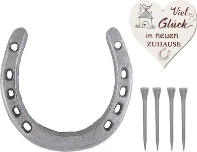 Produktbild von 1-teiliges Hufeisen-Geschenkset – Silber