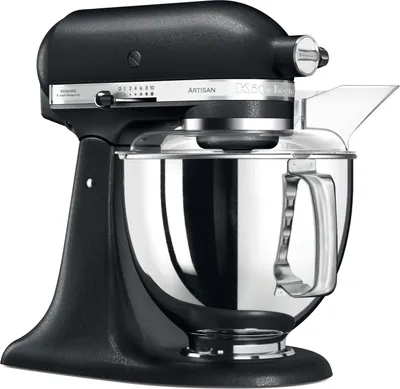 Productafbeelding van KitchenAid 5KSM175PSEBK Artisan keukenmachine, 300W, 4,8 liter, gietijzer, zwart