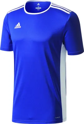 Image de Adidas Entrada 18 Maillot manches courtes homme - Marine / Blanc | Taille : L
