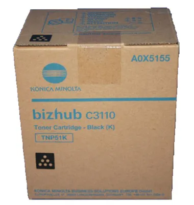 Produktbild von A0X5155 KONICA TNP51K Bizhub Toner black