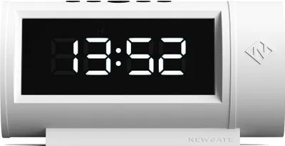 Zdjęcie produktu dla Newgate Pil - budzik LED w kolorze białym