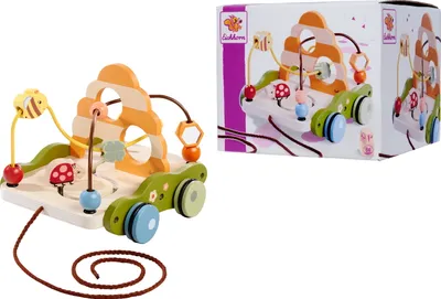 Produktbild von Eichhorn Baby Babywelt Rollspielzeug Holz Nachziehwagen 100006811