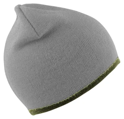 Immagine prodotto di Berretto invernale unisex Result / Berretto, reversibile FK676 (taglia unica) (colore pietra/verde oliva)