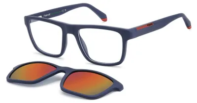 Produktbild von Polaroid PLD D641/C Matte blue 53/19/131.1 Herren Brillen