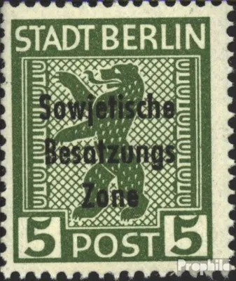 Produktbild von Briefmarken Sowjetische Zone (All.Bes.) 1948 Mi 200III, Fleck im T (Feld 26) postfrisch SBZ-Aufdruck