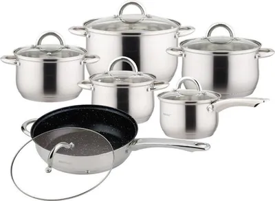 Zdjęcie produktu dla 12 Elementowy Zestaw Garnków Kinghoff Kh-4457