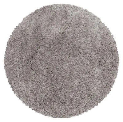 Productafbeelding van Ayyildiz Hoogpolig tapijt, beige, 200 cm rond, geschikt voor de woonkamer, shaggy, aangenaam zacht, ook geschikt voor de slaapkamer