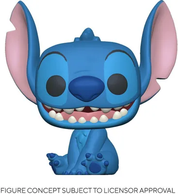 Produktbild von Lilo & Stitch POP! Disney Vinyl Figur Smiling Seated Stitch 9 cm