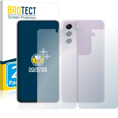 Produktbild von 2x BROTECT Schutzfolie für Samsung Galaxy S21 FE 5G (Display+Rückseite) Displayschutz Displayschutzfolie Folie Matt Entspiegelungsfolie
