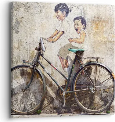 Produktbild von Bild auf Leinwand - Leinwandbild - Graffiti modern - 40x40cm - Wand Bild - Wanddeko - Wandbilder - Leinwanddruck - Bilder - Kunstdruck - Wanddekoration - Leinwand bilder - Wandkunst - AC40x40-3617