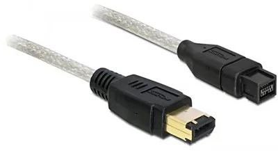 Produktbild von Delock - IEEE 1394-Kabel - FireWire 800 (M) zu FireWire, 6-polig (M) - 3 m