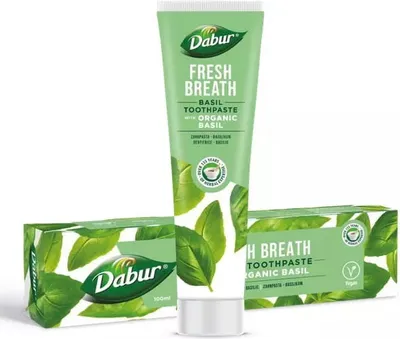 Immagine prodotto di Dabur Dentifricio alle erbe con basilico (100ml), 12642