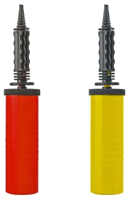 Ballonpumpe, professionell, gelb, rund, Ø 30 cm