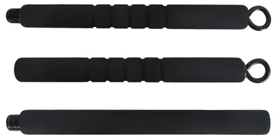 Immagine prodotto di Banda elastica per fitness - Barra nera, 3 pezzi, 105 cm - Acciaio
