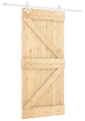 Obrázek produktu pro Posuvné dveře Přírodní a bílá 90 x 210 cm