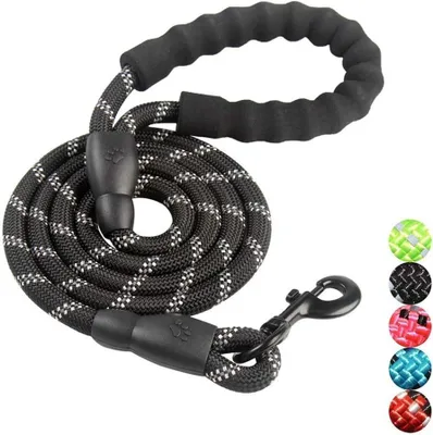 Produktbild von Robustes 1,5-M-Hundebett mit bequemer, komfortabler und hochwertiger, robuster Hundehütte für kleine, mittelgroße und große Hunde (schwarz)