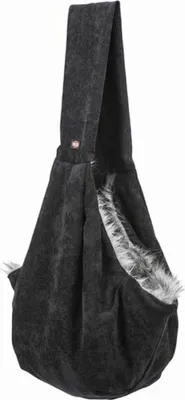 Produktbild von TRIXIE 28953, Weicher Haustierträger, Haustiertragetuch, Hund, 5 kg, Toplader, Schwarz