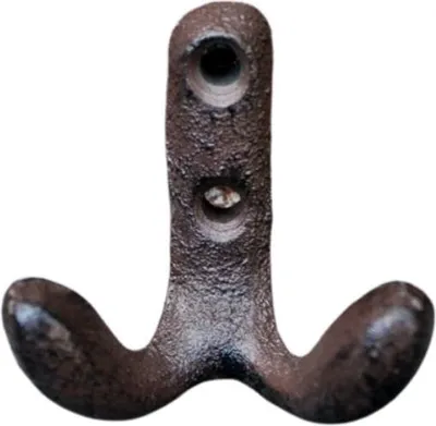 Immagine prodotto di Gancio da parete doppio in ghisa piccolo