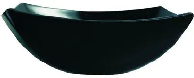 Zdjęcie produktu dla Delice, czarna miska kwadratowa, 24 cm - zestaw 6 sztuk