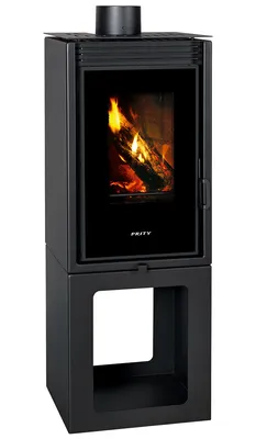Immagine prodotto di Stufa a legna Prity PMV-TV – 11 kW, con ampia finestra panoramica – Classe A
