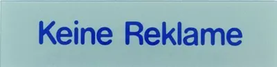 Produktbild von Conacord Klebeschild Keine Reklame