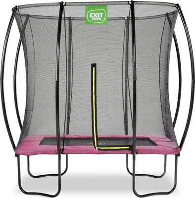 Produktbild von EXIT Silhouette Trampolin 153x214cm, auf Beinen, Rechteckig, für Kinder, Rosa