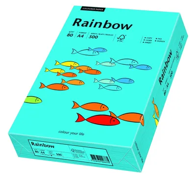 Immagine prodotto di Carta per fotocopie blu arcobaleno DIN A4