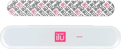Obrázok produktu pre T4B ILU Stredný vreckový pilník na nechty s puzdrom Rovný Vysokokvalitná zrnitosť 240/240