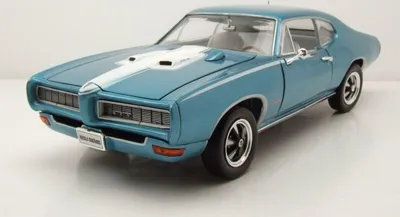 Produktbild von Auto World 1277 Pontiac Royal Bobcat GTO 1968 türkis metallic 1:18