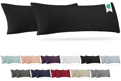 Produktbild von Seitenschläferkissen 40x145 cm - 2er Set -   - 100% Jersey Baumwolle
