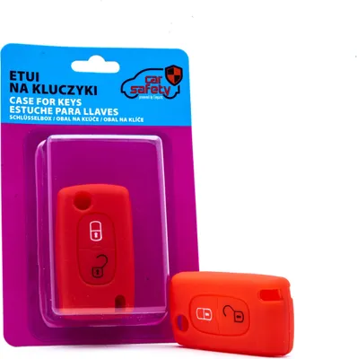 Zdjęcie produktu dla Carsafety Etui Silikonowe Na Kluczyk Do Citroen Peugeot 207 308 407