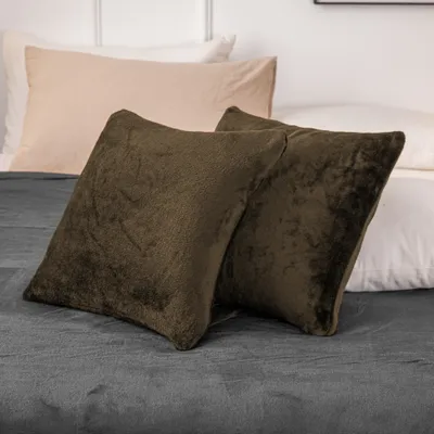 Produktbild von Deko-Kissenbezug 40x40 cm Solo Braun – Stilvolles Design für Schlafzimmer, Wohnzimmer und Garten, ideal für schnelle Veränderungen zu einem attraktiven Preis.
