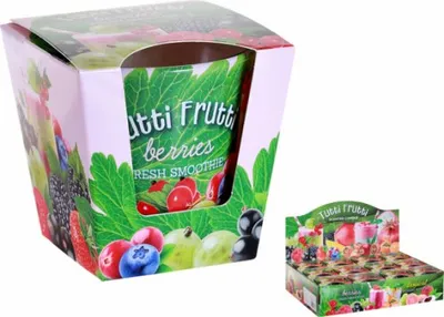 Immagine prodotto di Candela in vetro TUTTI FRUTTI - BERRIES 115g