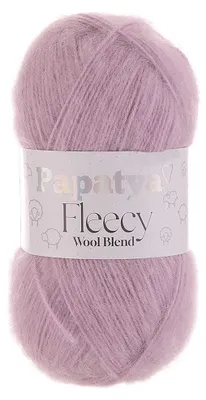 100g Papatya Fleecy Kuschelgarn 20% Wolle veredelt Oeko-Tex Häkelgarn Strickgarn pastellviolett