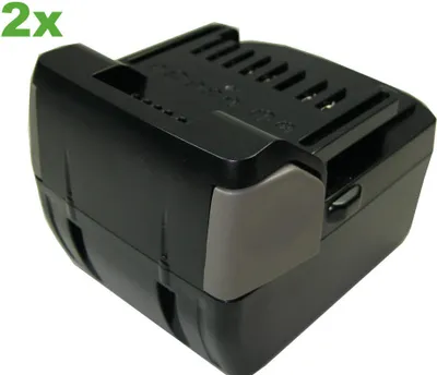 Produktbild von 2x Hochleistungs Li-Ion Akku, 14,4V / 3000mAh ersetzt Hitachi 329083 329877 329901 330558 334419 BSL-1415 BSL-1415X BSL-1430 BSL-1440 für Hitachi C-14DSL C-14DYSL CD-14DSL CG-14DSAL CG-14DSL CJ-14DSL