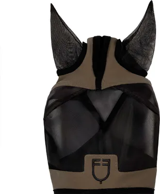 Image de Masque anti-mouches Equestro Logo Marron M Marron M