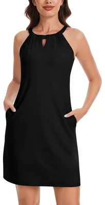 Imagen del producto de Vestido de verano para mujer, vestido casual de playa con protección UV 50+
